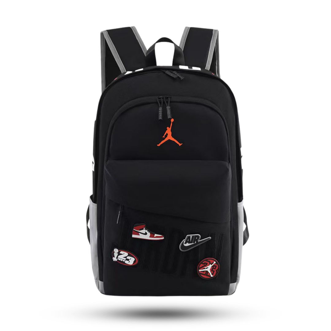 JORDAN SIGNATURE REBEL LOGO TEXTURED BACKPACK