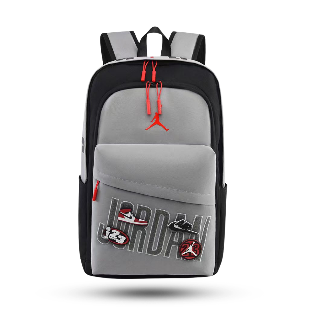 JORDAN SIGNATURE REBEL LOGO TEXTURED BACKPACK