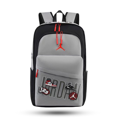 JORDAN SIGNATURE REBEL LOGO TEXTURED BACKPACK