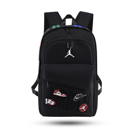 JORDAN SIGNATURE REBEL LOGO TEXTURED BACKPACK