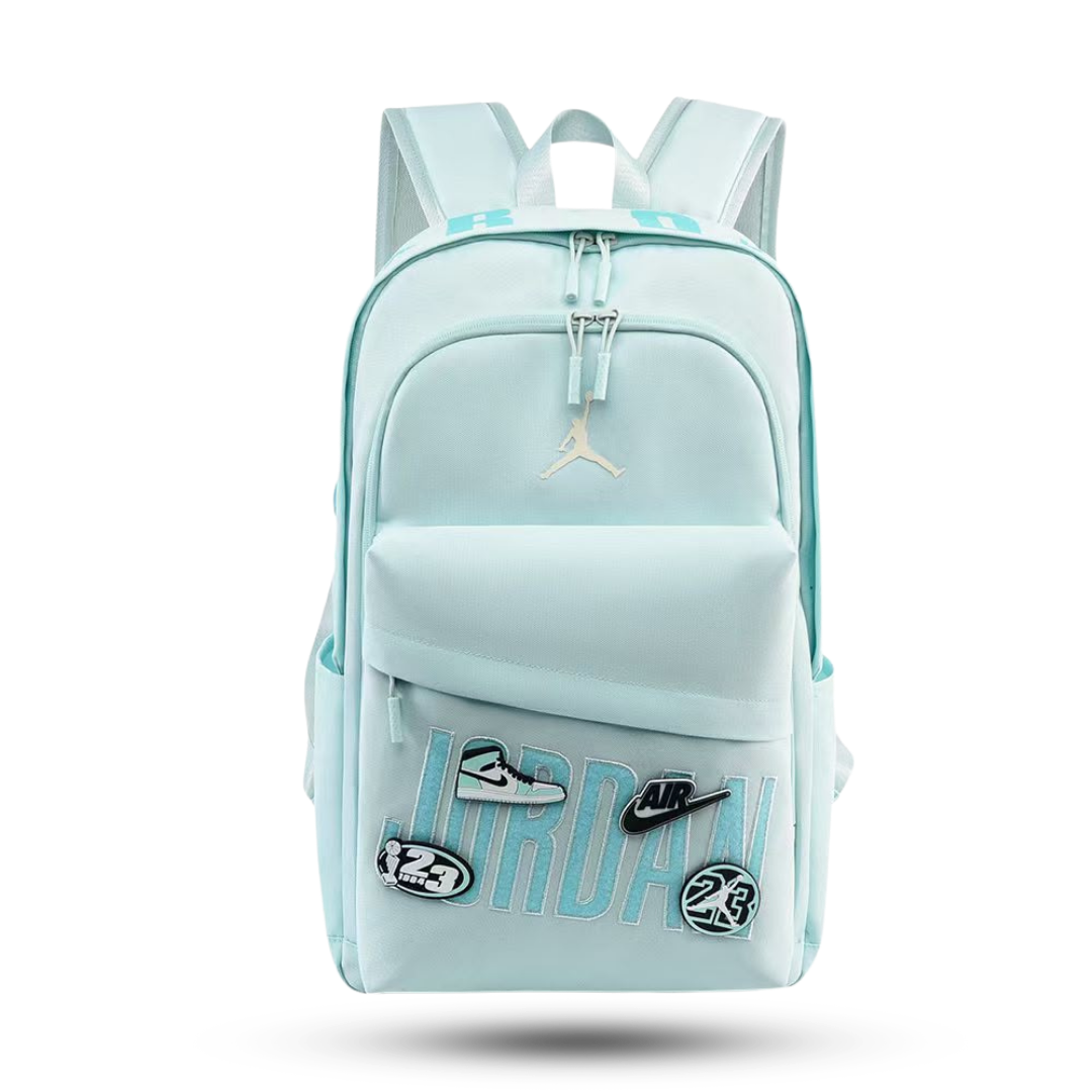 JORDAN SIGNATURE REBEL LOGO TEXTURED BACKPACK